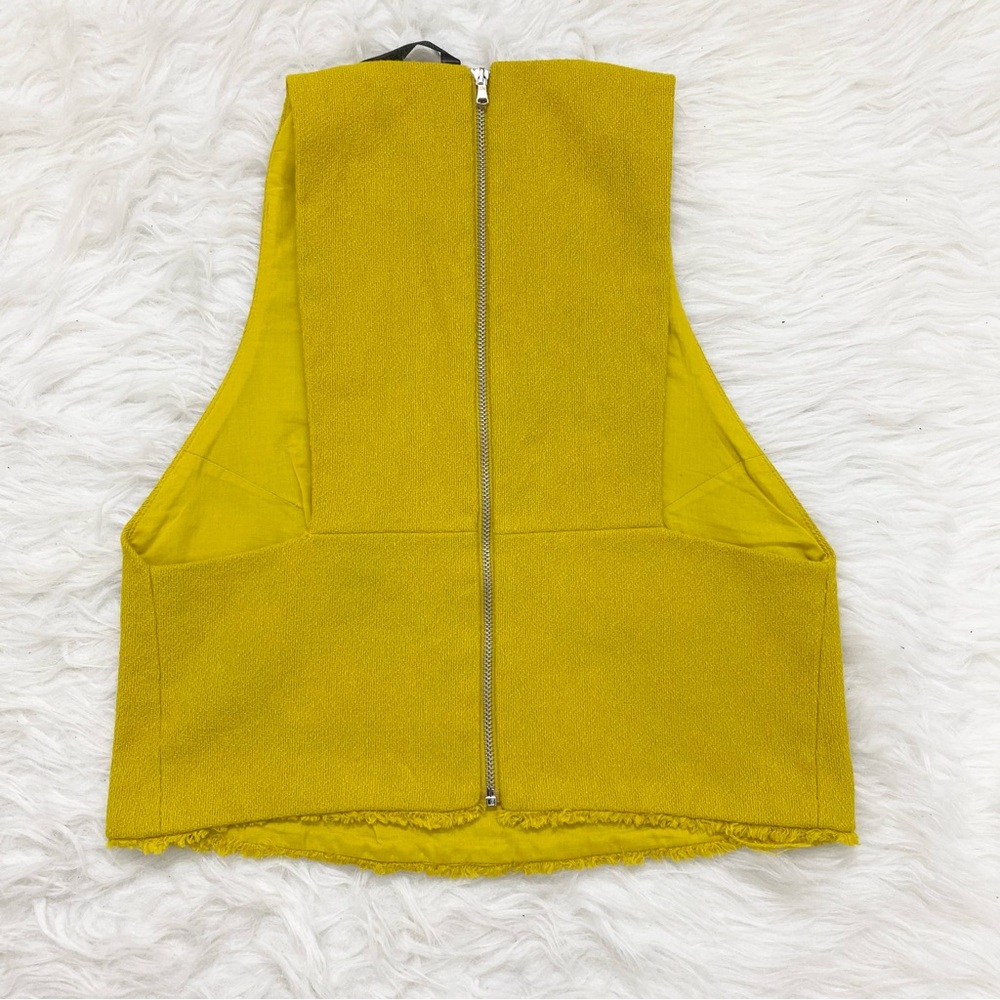 Zara Yellow Sleeveless Top - Picture 4 of 6
